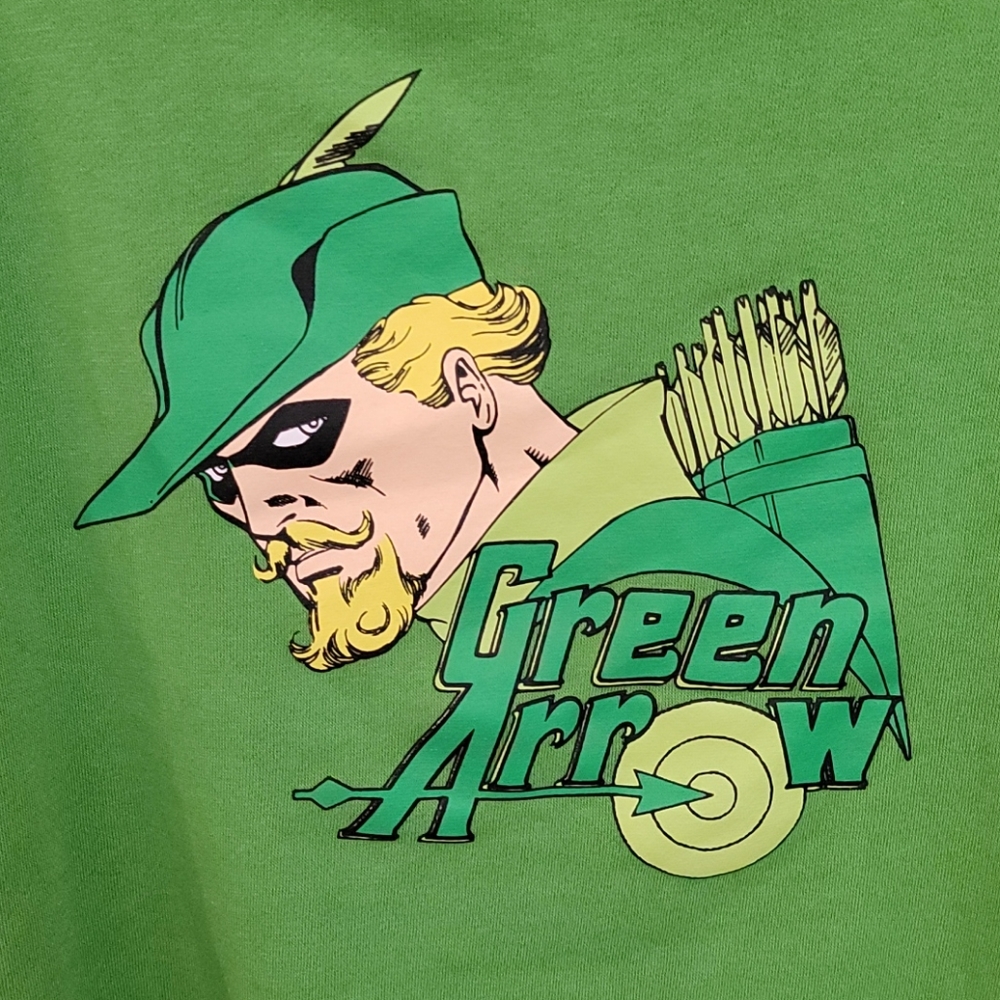 NWOT DC World's Finest Green Arrow Hoodie Sz XS